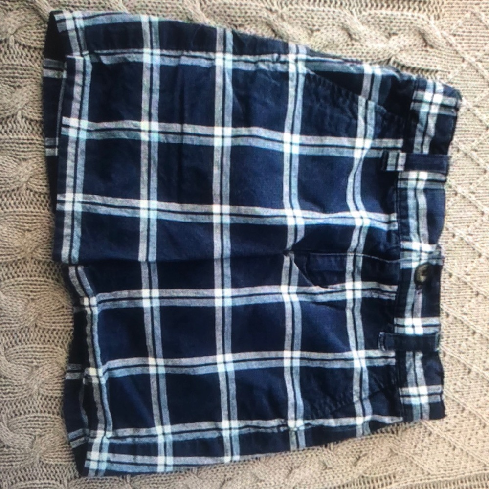 Janie and jack Blue Plaid shorts